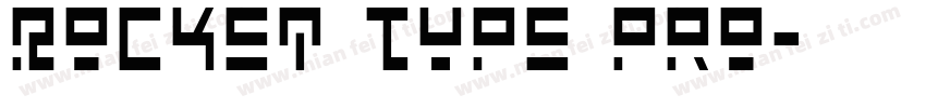 Rocket Type Pro字体转换